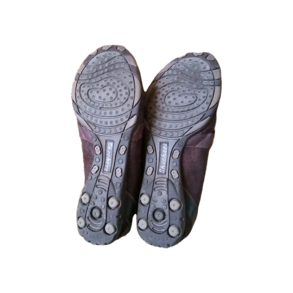 SKECHERS Women's Brown Mary Jane Flats Size 7.5 Criss Cross Strap Comfort Shoes - Picture 9 of 9